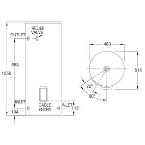 Vulcan DUOMAX 125L 3.6kW - 6D1125G7