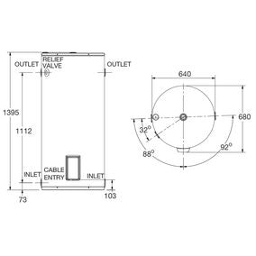 Vulcan DUOMAX 250L 3.6kW Electric - 6D1250G7