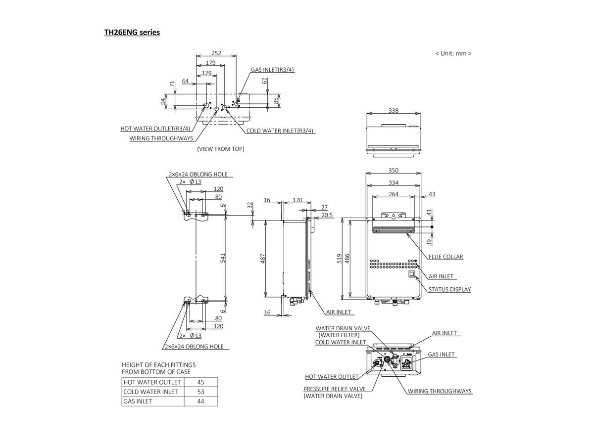 Thermann 26R LPG 50 Degree Continuous Flow Hot Water System
