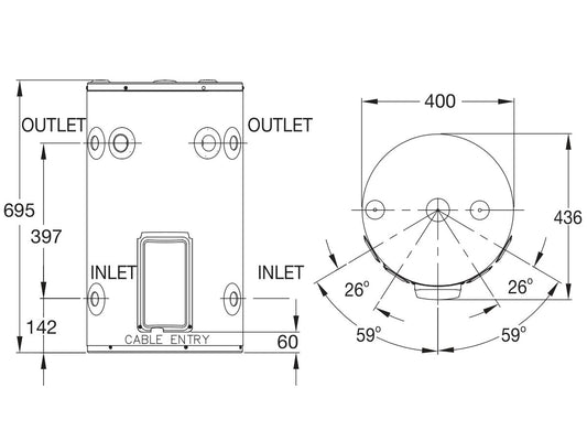 Rheem 50L 3.6kW Single Element - 191050G7