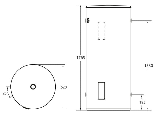 Thermann 315L 3.6kW Electric Twin Element - 315THMB236