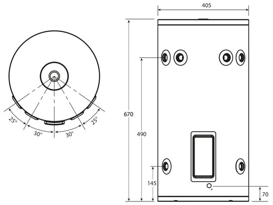 Thermann 50L 3.6kW Electric - 50THMS136