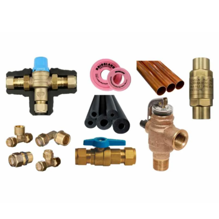 Key Valves and Fittings for Hot Water Systems