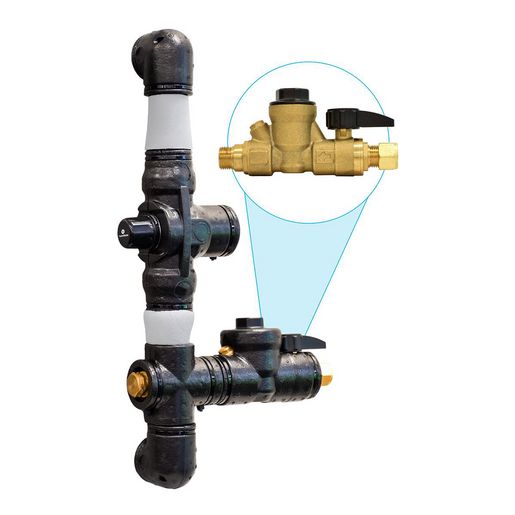 Hydroboss - Hot Water Valve Connection Kit 15mm