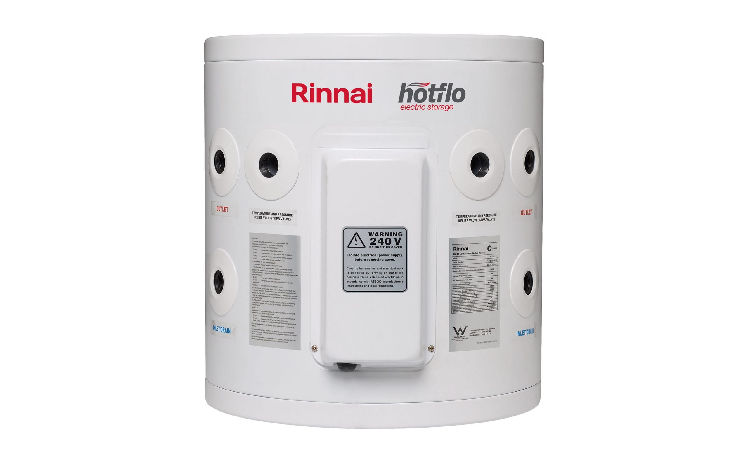 Rinnai 25L Electric Hot Water System (3.6kW)