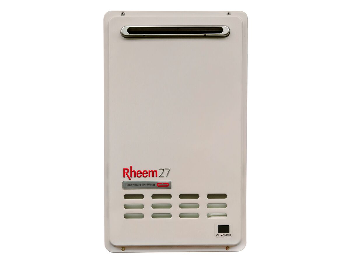 Rheem 27L LPG Continuous Flow Hot Water System (50°C Preset)