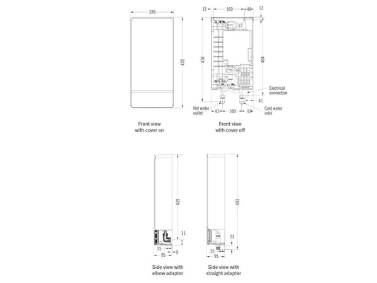 Rheem Eclipse 18kW 3 Phase 60 deg - 6C318600A