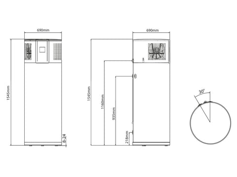 Thermann X Hybrid Heat Pump 220 - THX220