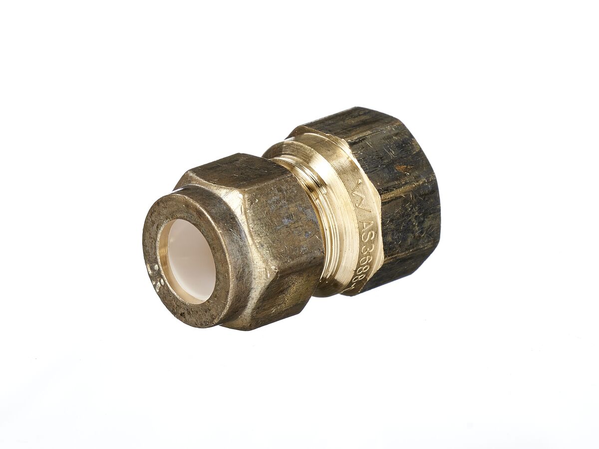 Nylon Olive Union 15mm (Female Iron x Copper)