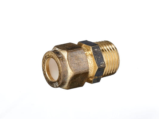 Nylon Olive Union 15mm Male x 15mm Copper